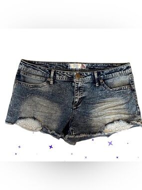 No Boundaries Women's Juniors Denim Shorts Size 32 Waist